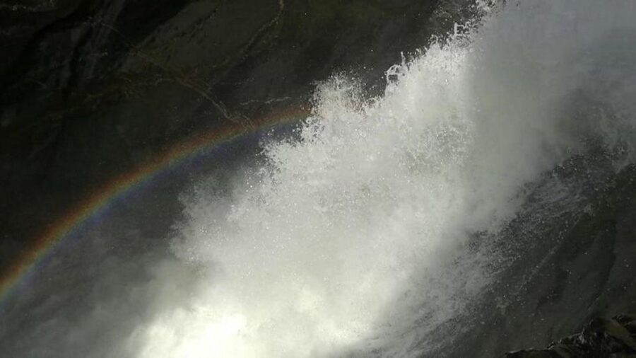 Interlaken: 72 Waterfalls Valley & Lauterbrunnen E-Bike Tour - Inside Trümmelbach Falls