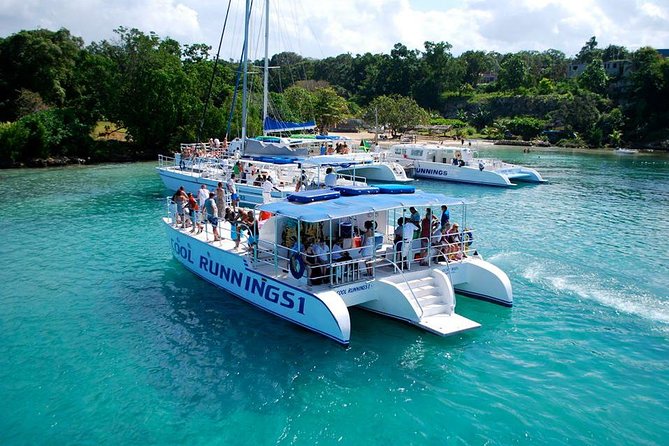 Jamaica Dunn's River Falls Party Cruise with Snorkeling - The best parts at a glance