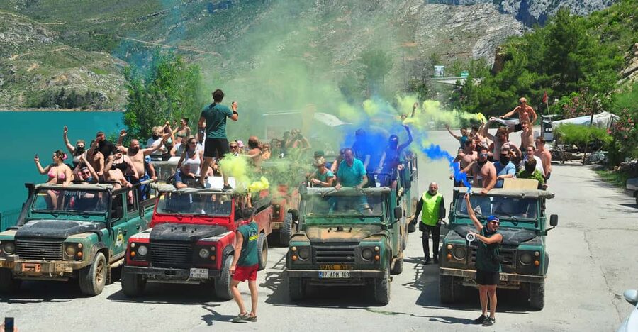 Jeep Safari-Lunch-Boat-Canyon-Waterfall-Foam,Water Party - Why this Side excursion packs in so much