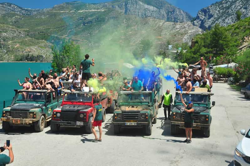 Jeep Safari-Lunch-Boat-Canyon-Waterfall-Foam,Water Party - The jeep ride from Side to Green Canyon