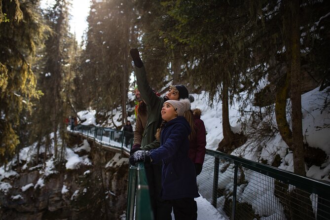 Johnston Canyon Frozen Waterfalls - Small Group Tour - Timing, pickup, and winter practicalities