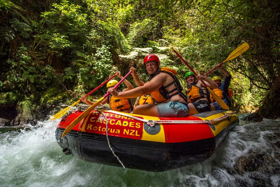 Kaituna River and Tutea Falls Whitewater Rafting - What happens after the waterfall
