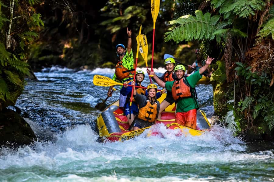 Kaituna River and Tutea Falls Whitewater Rafting - Getting suited up for the Kaituna