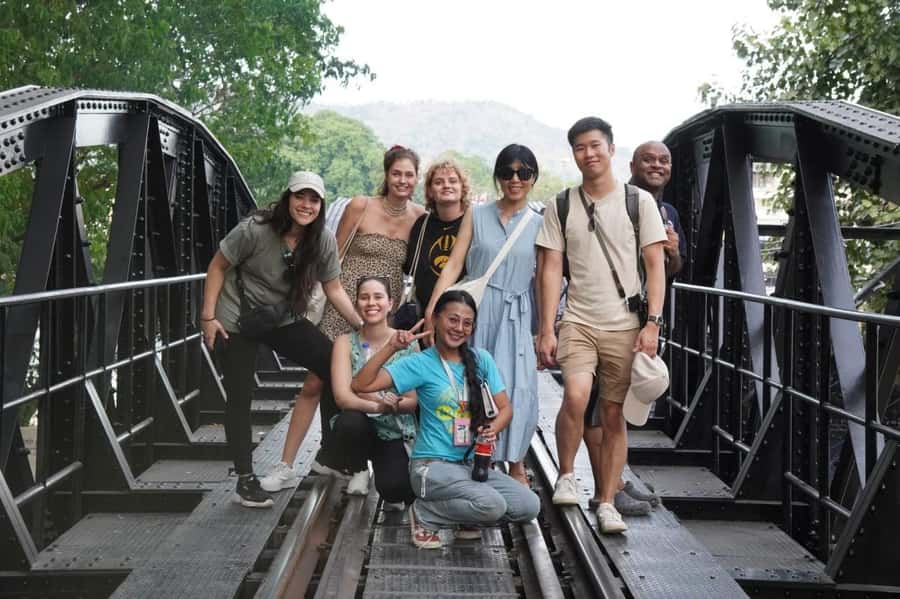 Kanchanaburi and Erawan Waterfalls Day Tour from Bangkok - Three hours west in the tour van