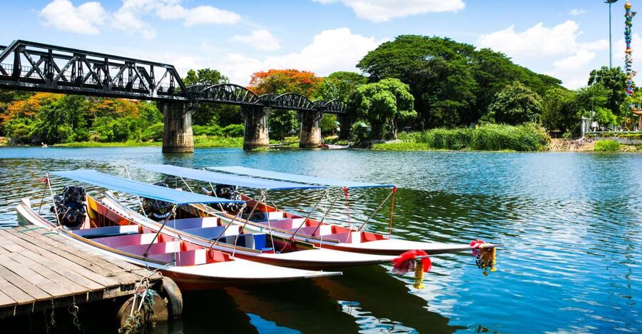 Kanchanaburi: Erawan Waterfall & Train Full-Day Tour - Key points at a glance