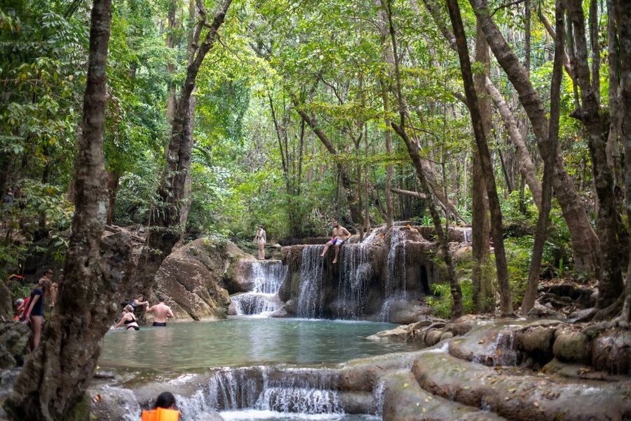 Kanchanaburi: Erawan Waterfall & Train Full-Day Tour - What to bring and who should book