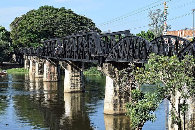 Kanchanaburi Full Day Tour: River Kwai and Erawan Falls - Erawan National Park and the seven waterfall levels