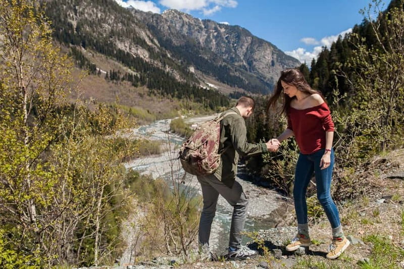 Kazbegi: Gveleti Waterfall Guided Hike - Key points at a glance