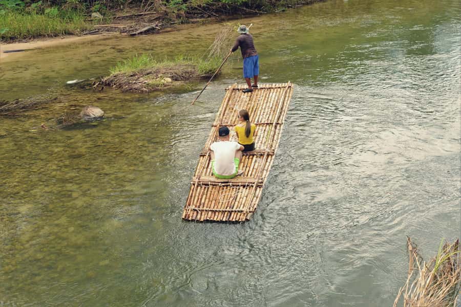 Khao Lak: Lampi Waterfall, Bamboo Rafting & Turtle Center - What $62 buys you