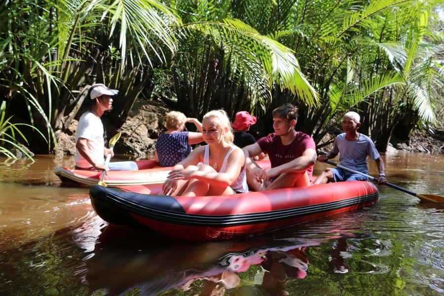 Khao Lak's Little Amazon: Canoe, Trek & Waterfall Day Trip - Swimming at Tam Nang Waterfall