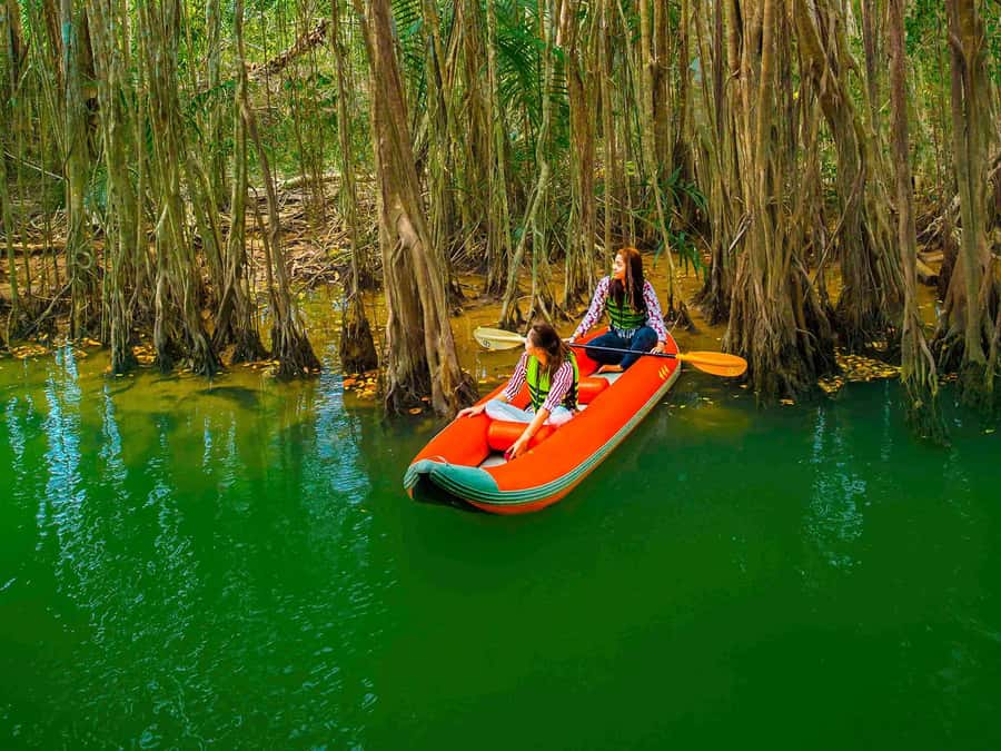 Khao Lak's Little Amazon: Canoe, Trek & Waterfall Day Trip - Lunch and a Slow Finish at Rommanee Hot-spring