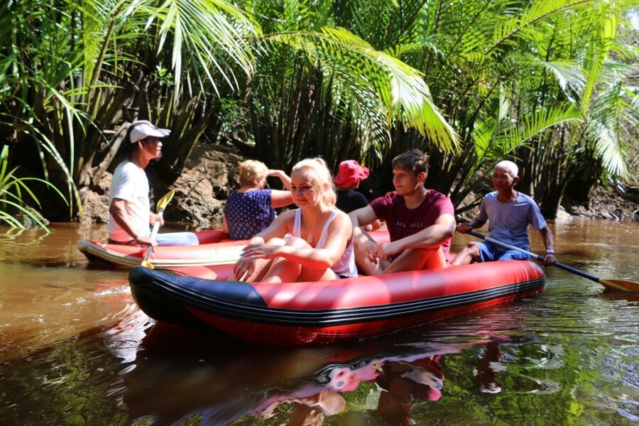 Khao Lak: Sri Phang Nga Canoe and Tam Nang Waterfall Tour - Swimming at Tam Nang Waterfall