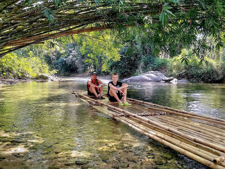 Khaolak: Bamboo Rafting, Waterfalls, and Turtle Conservation - Wang Kiang Koo Waterfall and the bamboo raft ride