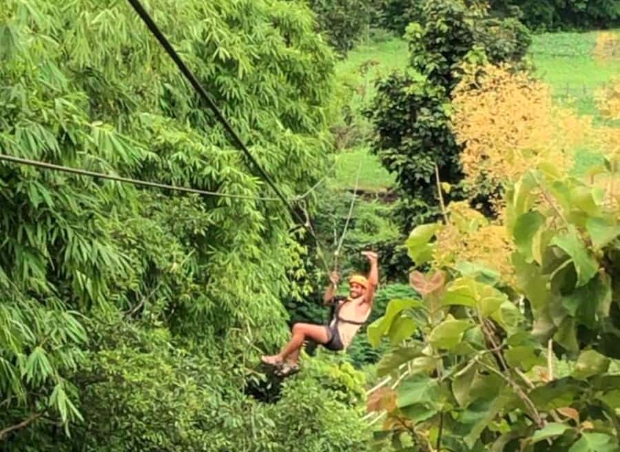 Ko Samui: Tree Bridge Jungle Zipline and Waterfall Adventure - A drink at Tree Bridge Cafe