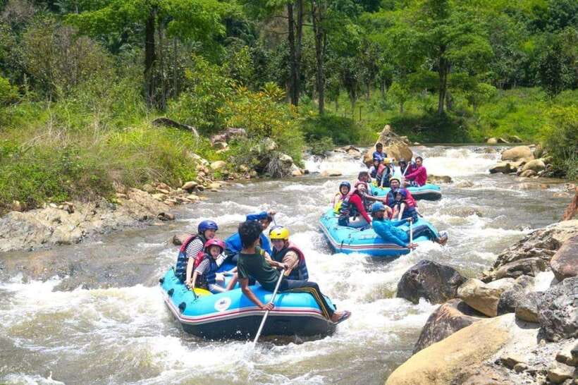 Krabi: 5km Rafting and Waterfall Tour - Lunch and the gaps in the schedule