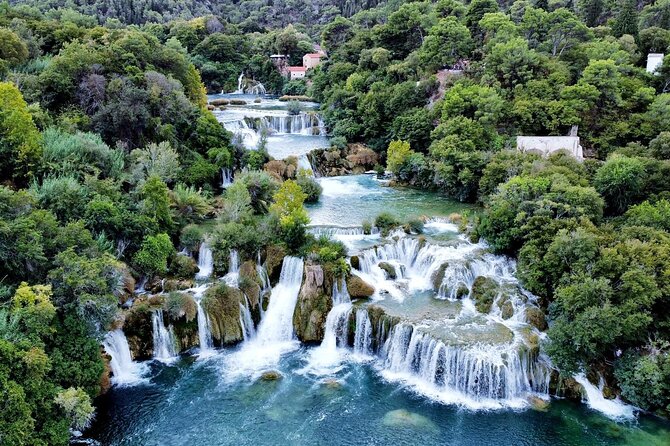 Krka waterfalls tour from Split - blue & green oasis - The 90-minute ride into Krka National Park