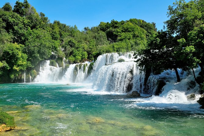 Krka Waterfalls tour with Trogir Walking tour and Krka panoramic boat cruise - The panoramic boat ride along the Krka River