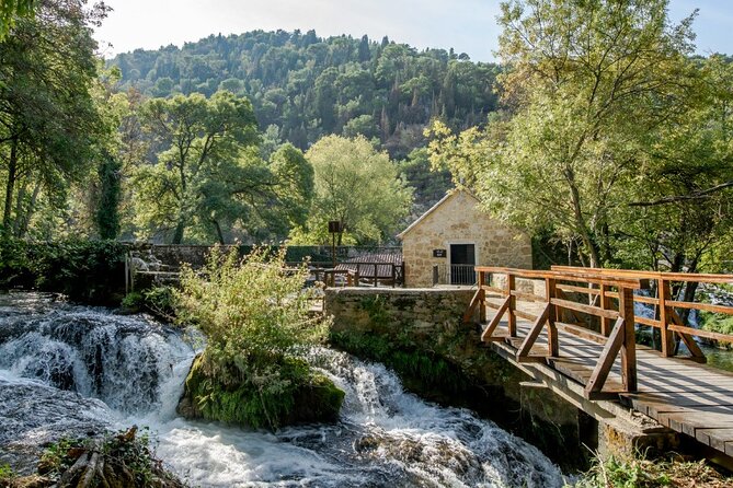 Krka Waterfalls tour with Trogir Walking tour and Krka panoramic boat cruise - Skradin: lunch, a break, and limited free time