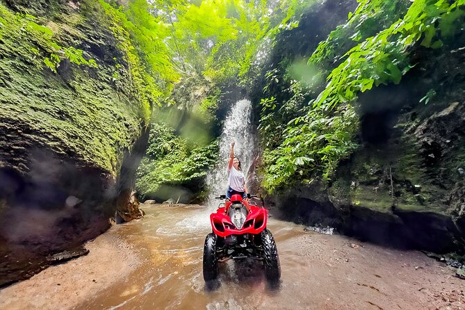 KUBER ATV UBUD - Tunnel Waterfall Rice field Jungle w Private Car - Waterfalls, rivers, rice fields, and wet sections