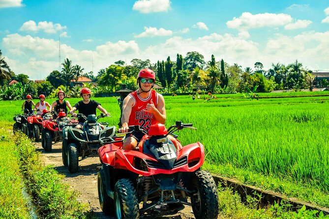 KUBER ATV UBUD - Tunnel Waterfall Rice field Jungle w Private Car - One and a half hours on the ATV route