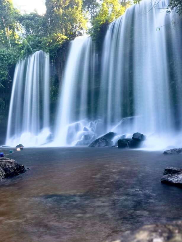 Kulen Waterfall Day Tour with Snacks Small-Group - Lunch and the ride back toward Siem Reap