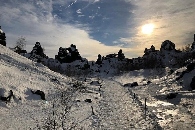 Lake Myvatn and Godafoss Waterfall for Cruise Ships from Husavik - Grjotagja offers the best backup to the baths