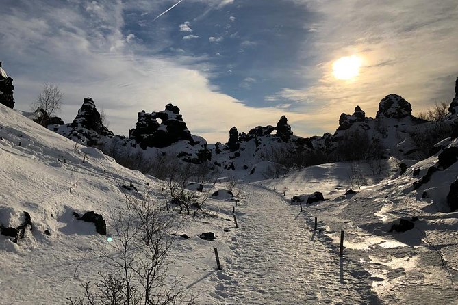 Lake Myvatn Day Tour and Godafoss Waterfall for Cruise Ships from Akureyri Port - Námaskarð and the Hverir mud pools