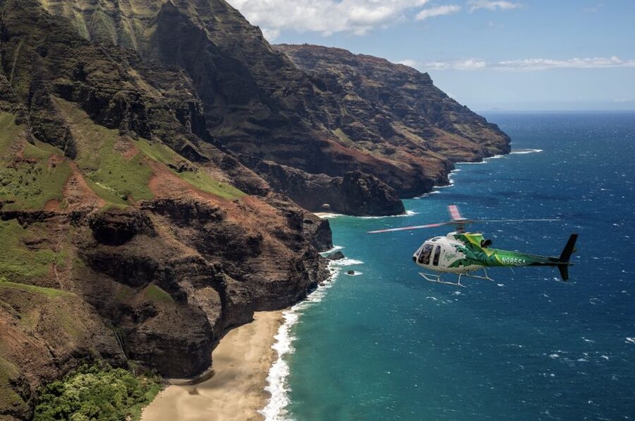 Lihue: Deluxe Waterfall Safari Helicopter Tour - Leaving Safari Helicopters for the island’s wild interior