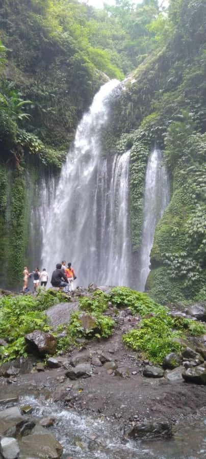 Lombok : Sendang Gile and Tiu Kelep Waterfall Tour - Senaru village and the Sasak homes