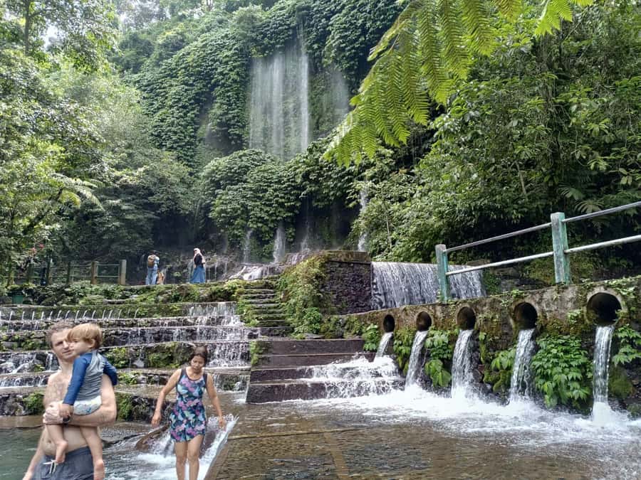 Lombok: Waterfall Benang Kelambu & River Rafting Trip - Benang Stokel: The First Forest Stop