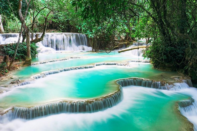 Luang Prabang: Cruise to Pak Ou Caves & Kuang Si Waterfalls - One busy day around Luang Prabang
