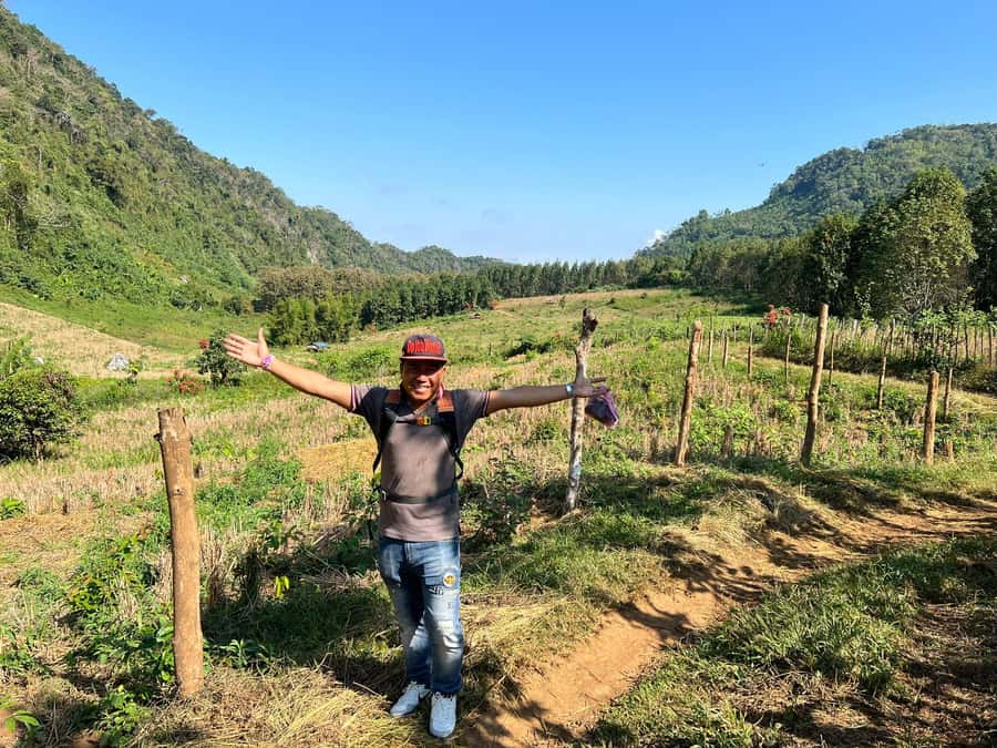 Luang Prabang: Full Day Trek to Kuang Si Waterfall & Village - Four hours through fields, forest, and springs