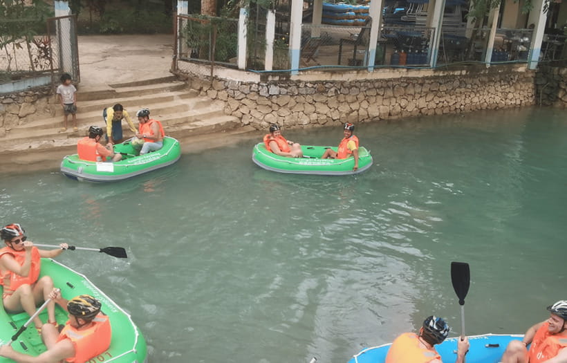 Luang Prabang: Kuang Si Waterfall Jungle Rafting - Starting near Kuang Si Waterfall