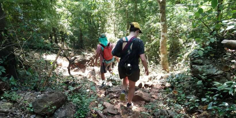 Luang Prabang Trekking LongLao to Kuang si falls full day - The three-hour route to Kuang Si Falls