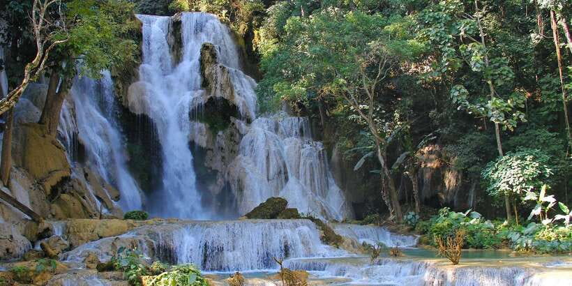 Luang Prabang Trekking LongLao to Kuang si falls full day - Meeting the rescued bears