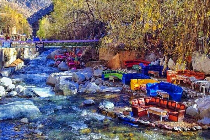 Lunch in the High Atlas: Ourika Valley Waterfalls & 3 Valleys - The argan oil stop, tea, and sales pitch