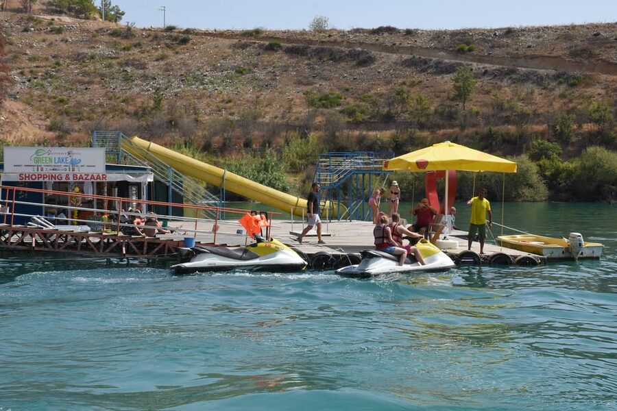 Manavgat: Guided Aqueduct, Waterfall & Green Lake Tour - Manavgat Waterfall: pretty, compact, and busy