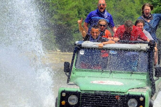 Marmaris Jeep Safari Tour With Waterfall and Water Fights - Turgut Waterfall: refreshing, slippery, and not very large