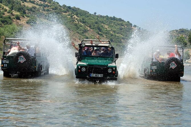 Marmaris Jeep Safari Tour With Waterfall and Water Fights - The first off-road run and the water-gun battle