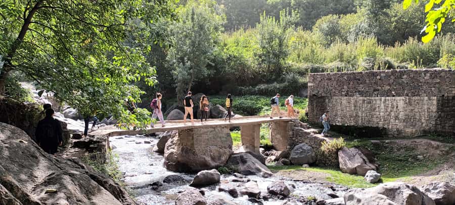 Marrakech: Agafay Desert, Atlas mountains & Waterfalls Tour - Reaching Imlil in the Atlas Mountains