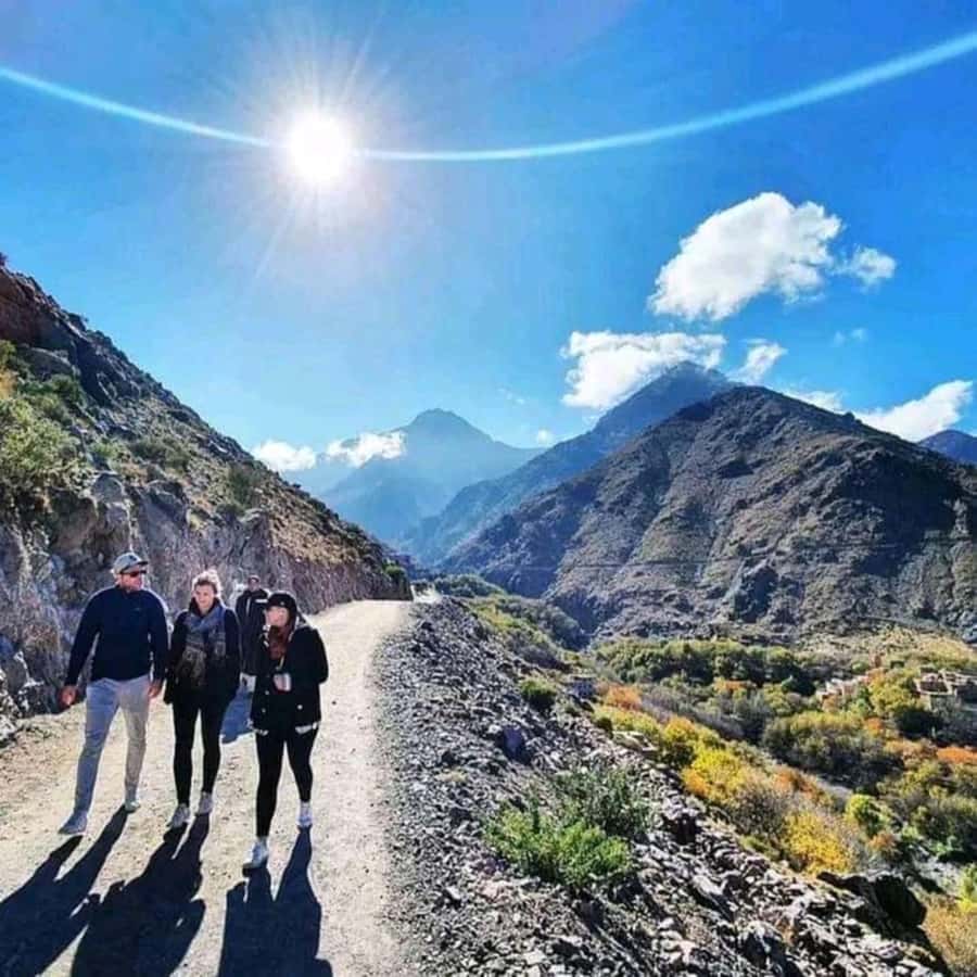 Marrakech: Atlas Mountains 3 Valleys Hike W Lunch&Waterfalls - A stop at an argan oil cooperative