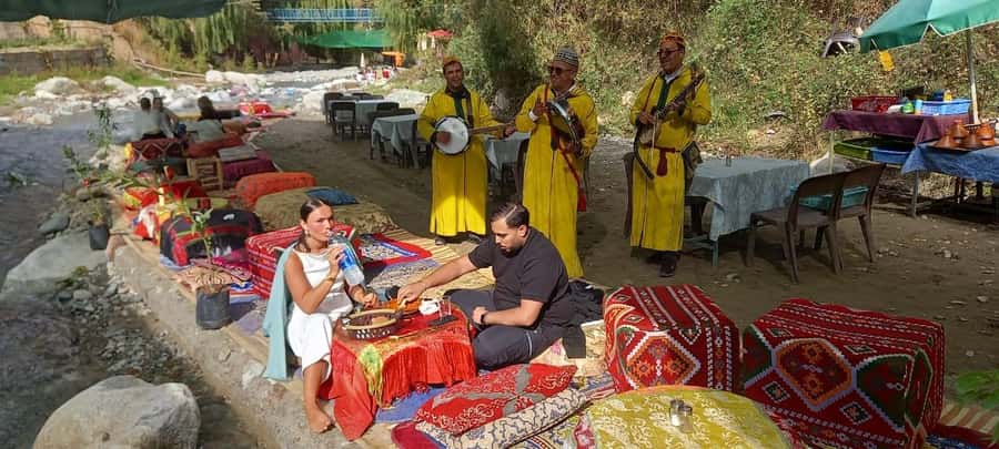 Marrakech:Atlas Mountains, Ourika Valley Day Trip,Waterfall - A Berber house and Moroccan tea