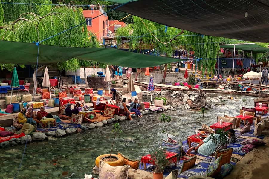 Marrakech:Atlas Mountains, Ourika Valley Day Trip,Waterfall - Lunch beside the river