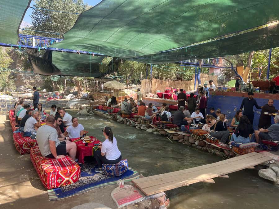 Marrakech: Atlas Mountains, Ourika Valley, Waterfall & Lunch - The climb to the Setti Fadma waterfalls