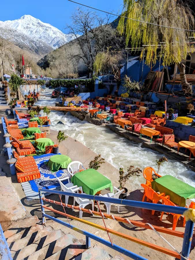 Marrakech: Atlas Mountains & Ourika Waterfalls, Lunch+Guide - Seeing how Moroccan argan oil is made