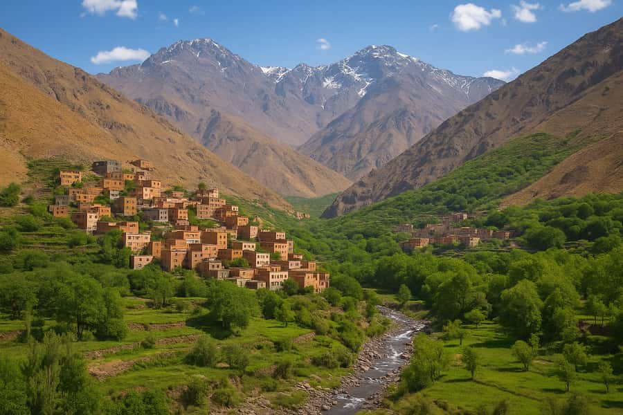 Marrakech: Atlas Mountains & Valleys Waterfall Hike w/ Lunch - Leaving Marrakech for Imlil