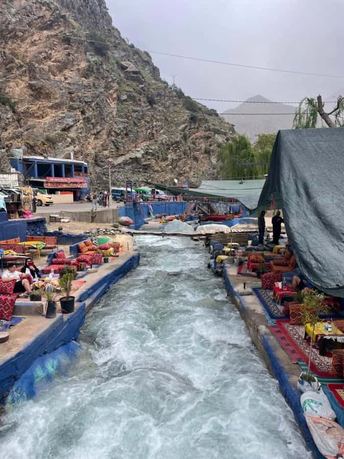 Marrakech: Atlas Mountains, Waterfalls, Ourika Valley +Lunch - Lunch beside the Ourika River