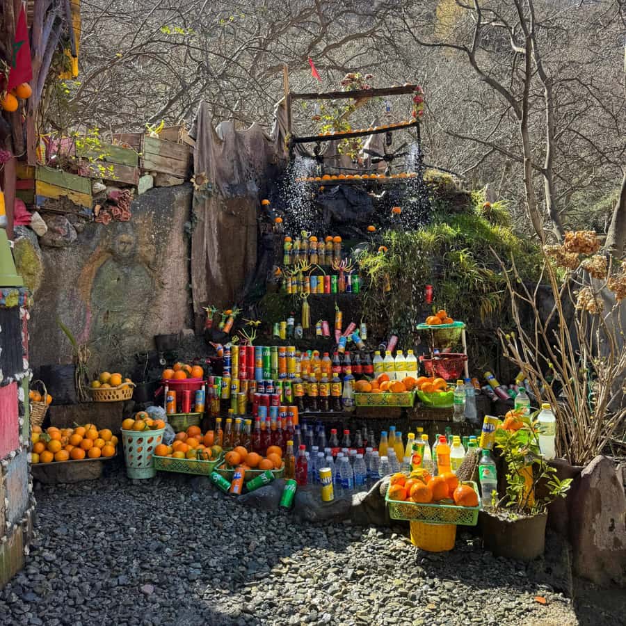 Marrakech: Ourika Valley, Atlas Mountains & Waterfalls Tour - The Berber house and argan oil cooperative