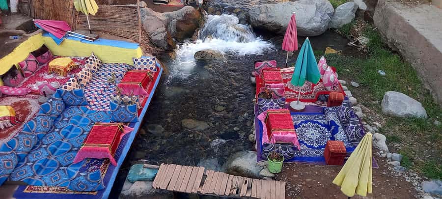 Marrakech: ourika valley Atlas Mountains & Waterfalls Trip - Walking beside the Ourika River