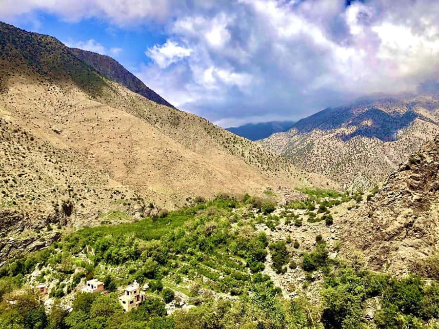 Marrakech: Ourika Valley Trip with Waterfalls, Guide & Lunch - A riverside Moroccan lunch after the hike